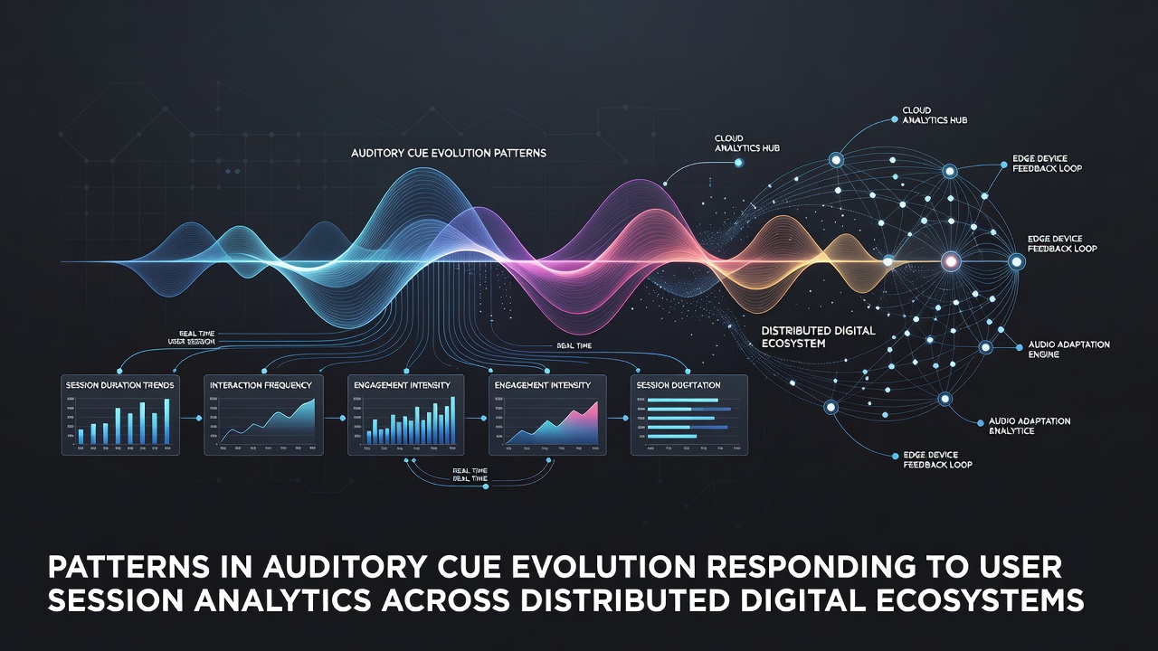 Analytics dashboard displaying auditory cue adjustments mapped to user session metrics in wagering networks